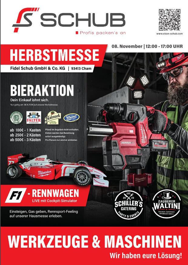 Titelseite des Herbstmesse-Prospekts